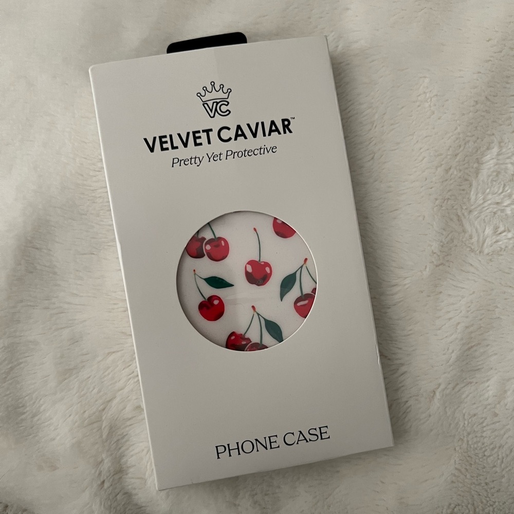Velvet Caviar Cherries Phone Case iPhone 13 Pro
